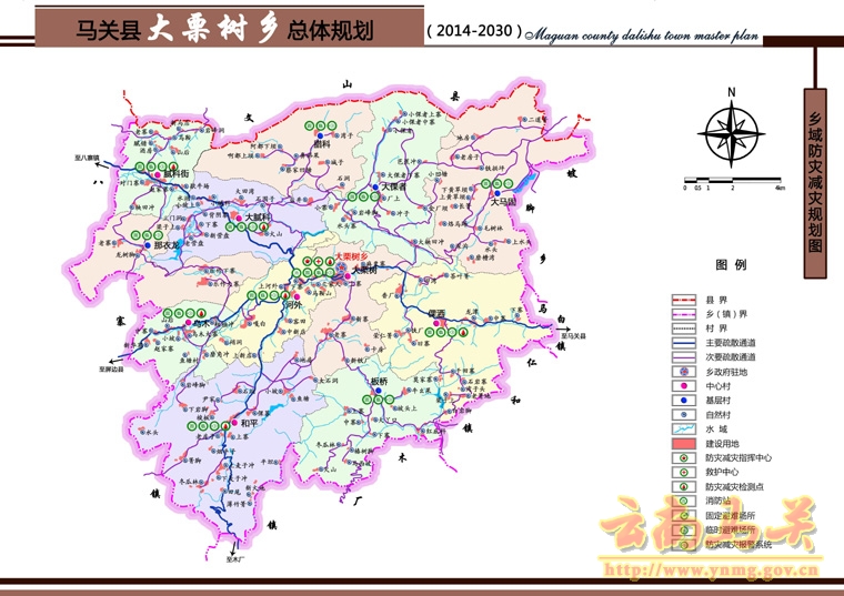 《马关县大栗树乡总体规划(2014-2030年)(草案)》公示图片